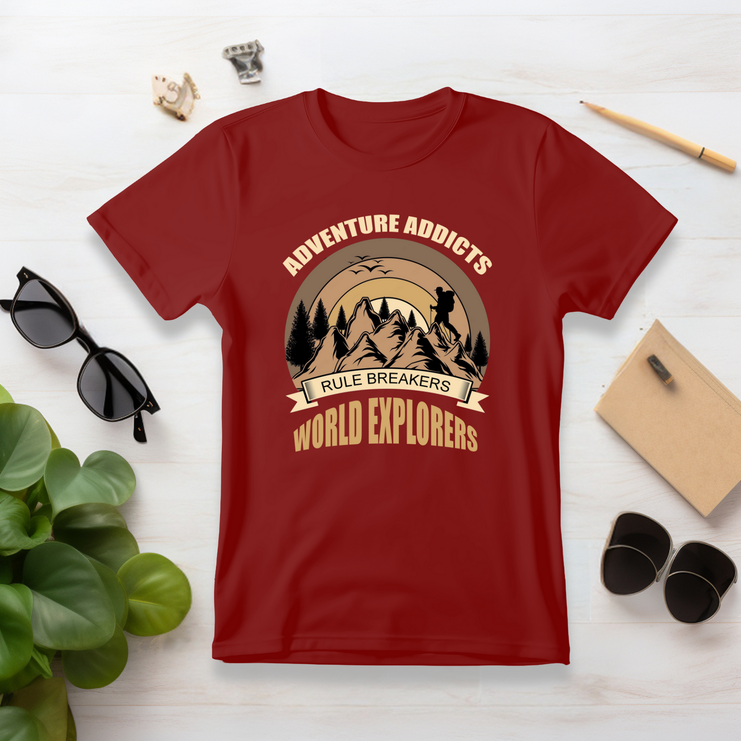 Adventure Addicts Explorers Half Sleeve Tshirt