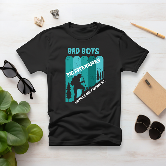 Bad Boys, Big Adventures Half Sleeve Tshirt