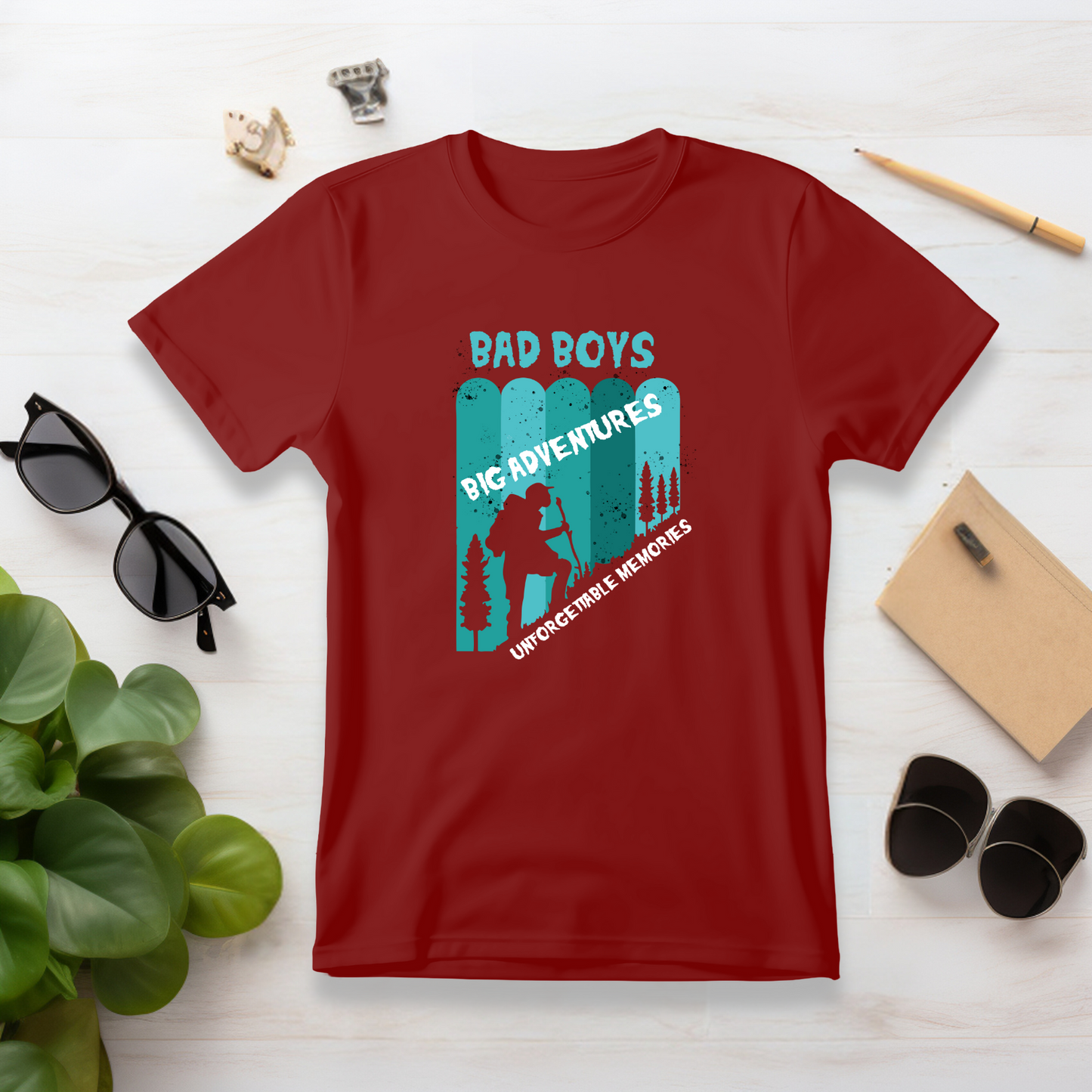 Bad Boys, Big Adventures Half Sleeve Tshirt