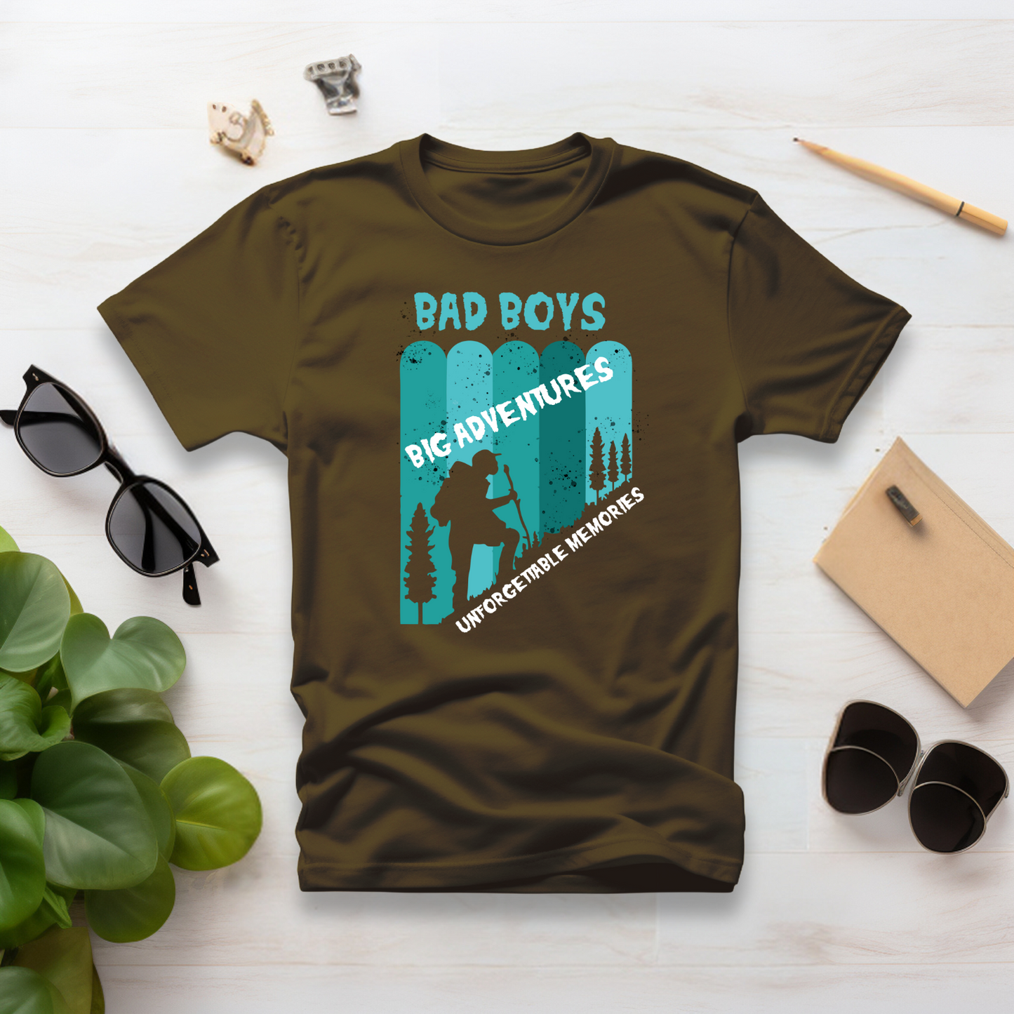 Bad Boys, Big Adventures Half Sleeve Tshirt