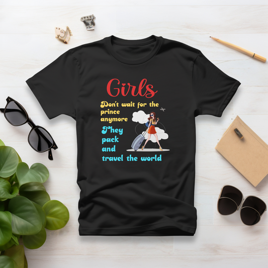 Girls World Chasers Half Sleeve Tshirt
