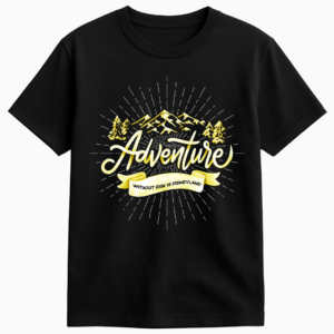 Adventure Vs Disneyland Half Sleeve Tshirt