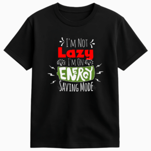 Energy Saving Mode Half Sleeve Tshirt | Motivational Tshirt