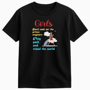 Travel girl fashion t-shirt