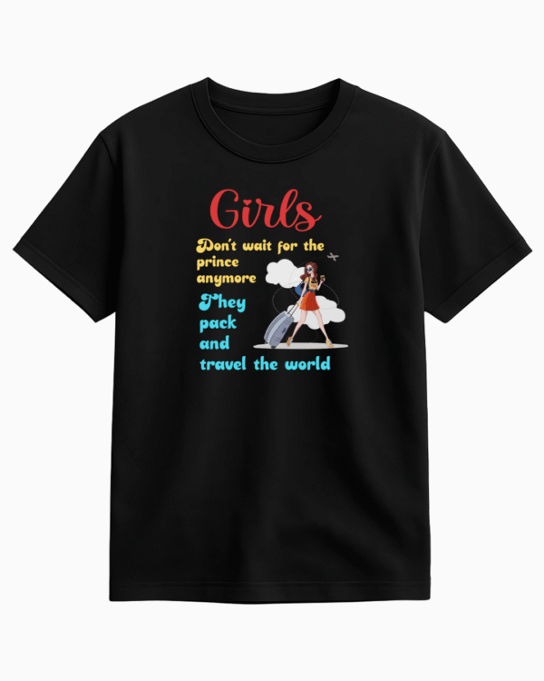 Travel girl fashion t-shirt
